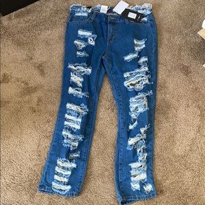 Fashion Nova Dark Denim Jeans